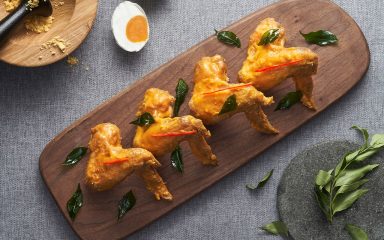 Salted Egg Chicken Wings