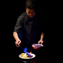 Derrick Tan, Chief Flame Master and Head Chef